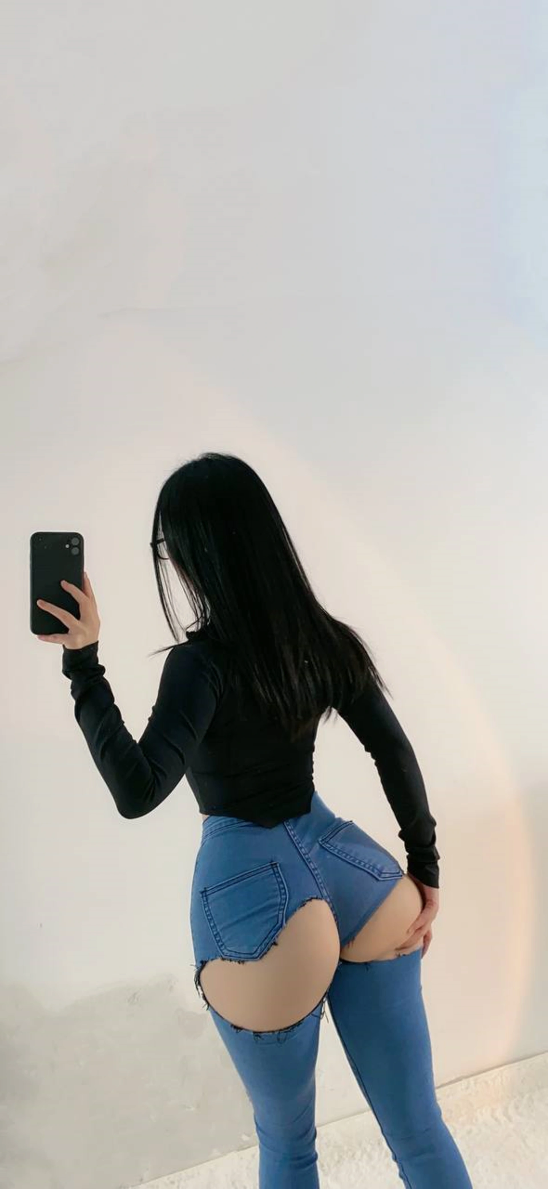 俏妞qiaoniuTT – NO.025 破洞牛仔裤 2